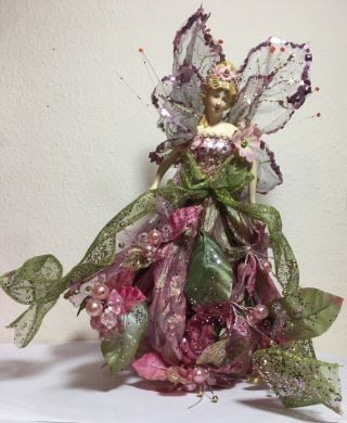 Vintage Whimsical Victorian Fairy Tree Topper / Figure 11 "