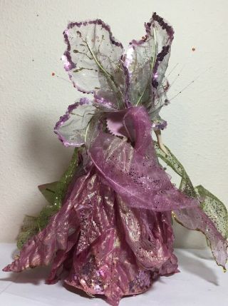 Vintage Whimsical Victorian Fairy Tree Topper / Figure 11 