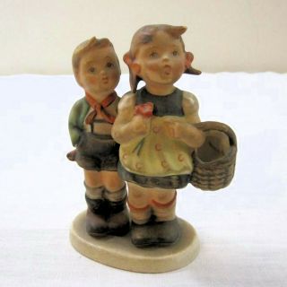 Vintage 1950s Hummel To Market Goebel Ceramic Figure 49 3/0,  Germany - 628