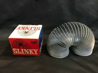 Vintage Slinky Metal Wire Toy James Industries Hollidaysburg Pa