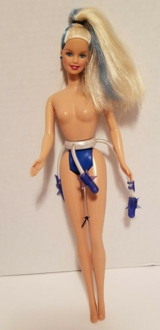Vintage 1998 Starlight Fairy Barbie Spinning Light Up Doll By Mattel