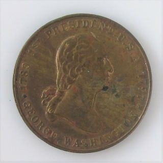 George Washington First President Gm Dayton Coin Token Medal Vintage