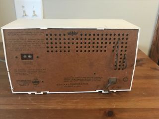 Vintage Admiral Tube Radio,  Model Y3593N,  circa 1963/64 FOR PARTS/REPAIR 3