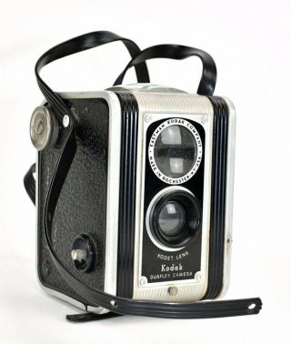 Vintage Kodak Duaflex Box Camera W Kodet Lens Eastman Kodak Company