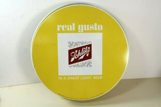 Vintage 1965 Schlitz Beer Tray Milwaukee Real Gusto in a Great Light Beer 2
