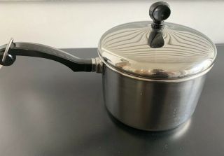 Farberware Aluminum Clad 2 1/2 Quart Saucepan Pot Lid Vintage