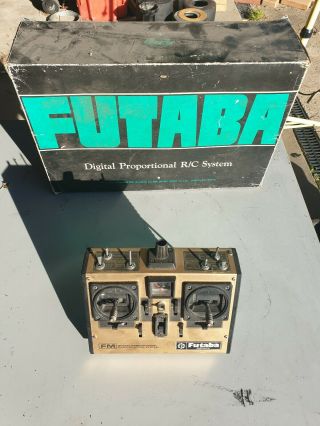 Vintage Futaba 4 Channel Radio Set Plus Futaba Fp - T7k 7ch Transmitter