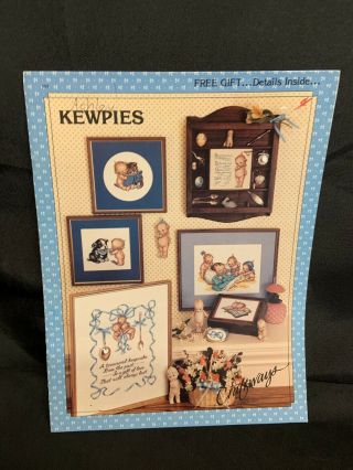 Vintage Leisure Arts Kewpie Doll Cross Stitch Pattern Book