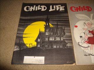 3 Vintage Child Life Magazines June - October 1965 2