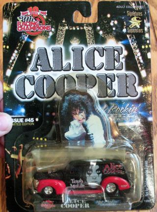 Vintage Alice Cooper Trash Mobile Racing Champions Limited Ed 45 Moc