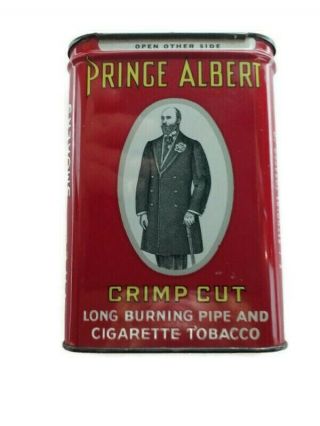 Antique Prince Albert Tobacco Tin Can 1 5/8 oz vintage old 2