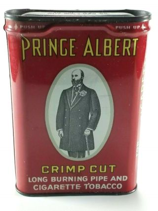Antique Prince Albert Tobacco Tin Can 1 5/8 oz vintage old 5