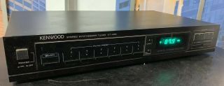 Kenwood Kt - 42b Am Fm Stereo Synthesizer Tuner Made In Japan Vintage Electronics