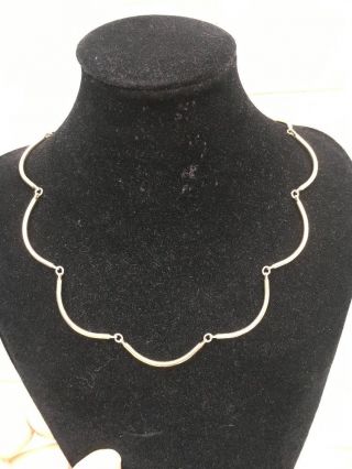 Vintage Sarah Coventry Uk Gold Tone Necklace 70s