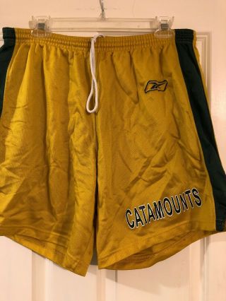 Reebok Vintage University Of Vermont Basketball Athletic Shorts Men 