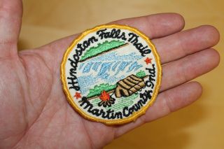 Vintage Bsa Boy Scout Patch - Hindostan Falls Trail Martin County Ind.
