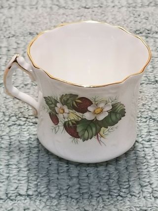 Vintage Hammersley Spode Tea Cup Strawberry Ripe