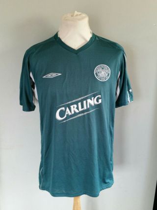 Vintage The Celtic Football Club Shirt Umbro Carling Size M Jersey