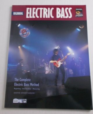 Beginning Electric Bass Guitar Alfred Songbook Vintage With Cd