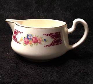Vintage Homer Laughlin Lady Alice Brittany Red Creamer