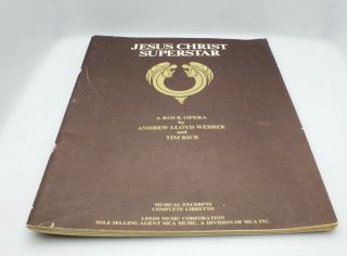 Vintage Jesus Christ Superstar Sheet Music Book 1970