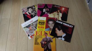 Elvis Presley Joblot Of Vintage 12 " Albums Vinyls Records 7 X Lp 