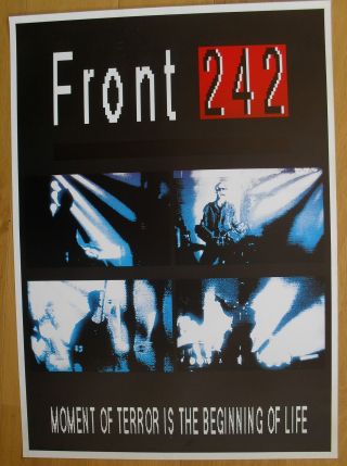 Front 242 Moment Of Terror Vintage Poster