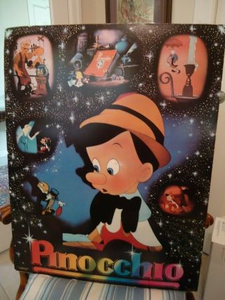 Vintage The Walt Disney Company Pinocchio 1986 Poster 12417