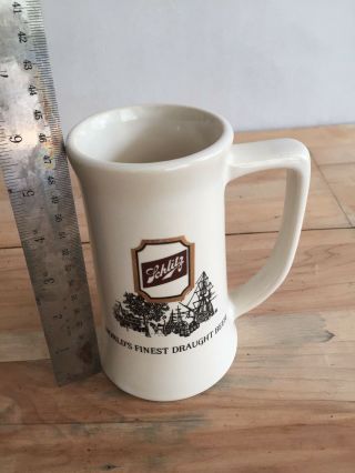 Vintage Ceramic Schlitz Beer Stein Mug Made By Mccoy Pottery