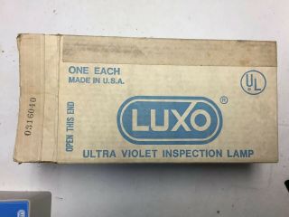 Vintage LUXO Ultra Violet Inspection Lamp Model 316040 Fine 2