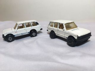 Hotwheels 1989 (loose) Range Rover Die Cast Set Of 2 Rare Vintage