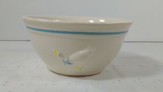 Vintage McCoy Pottery goose Nesting Small Mixing Bowl Farmhouse Country USA 3