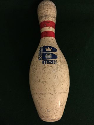 Vintage Abc Approved Brunswick Max Bowling Pin Wooden Art & Crafts Projects,  Diy