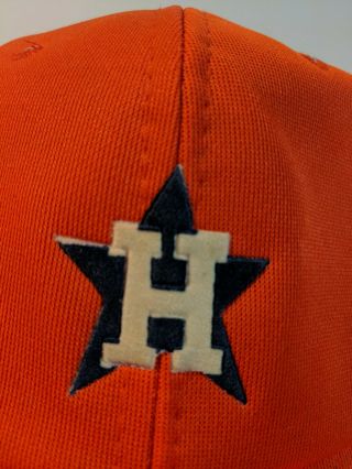 Vintage 1980 ' s Houston Astros Baseball MLB Cap Hat boys & girls size.  Snap back 3