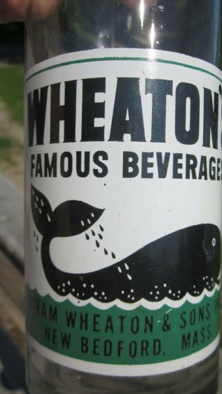 Vintage Acl Large Size Soda Bottle Wheaton 