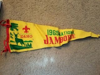 Vintage Idaho Boy Scout 1969 National Jamboree Pennant