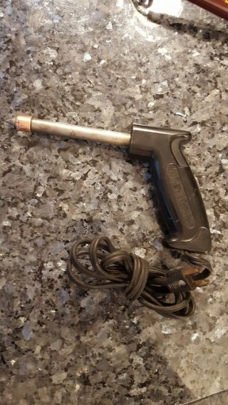 Vintage Lenk Pistol Grip Electric Soldering Iron Model 375 3