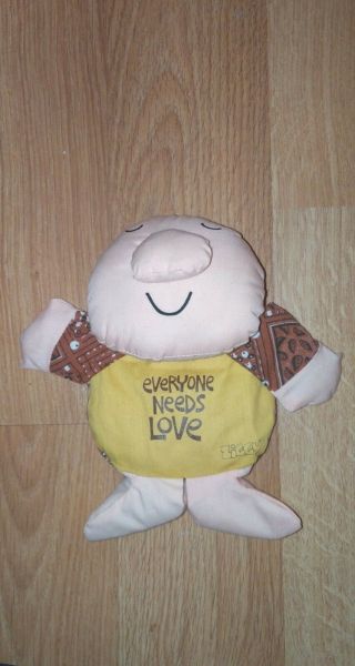 Vintage 1978 Knickerbocker Ziggy Cloth Bean Bag Doll 7 " Everybody Needs Love