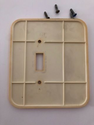 Vintage Disney MICKEY MOUSE Light Switch Cover GLOWS IN THE DARK With Screws 2