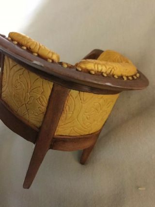 Vintage Take - a - seat by Raine Miniature Doll House Art Nouveau Chair 3