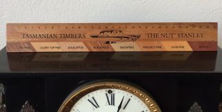 Vintage Tasmanian Wood Ruler Timber Examples Sassafras King Billy Celery Top Etc