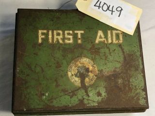 First Aid Kit Vintage American Telephone And Telegraph Co. ,  Case,  Booklet (4049)