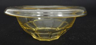 Vintage Depression Era Glassware Tiny Hazel - Atlas Glass Yellow Mixing Bowl C