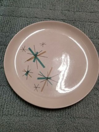 1 Vintage Salem North Star Mid Century Atomic 10 " Plate