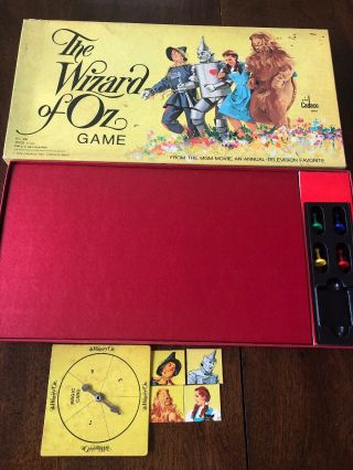 Vtg The Wizard Of Oz Board Game By Cadeco 1974 Storybook Classic Game 21