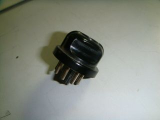 Nos Vintage Octal 8 Pin Tube Socket With Cover Shell -