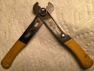 Vintage K.  Miller Tool Co.  Model 101 - S Wire Cutters Stripper With Spring,