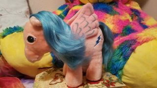 Vintage Plush My Little Pony Pegasus Firefly