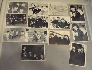Vintage 1960s " The Beatles " Trading Cards By Topps 2nd/ 3rd Series 13 Cards B