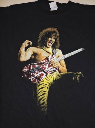Evh Eddie Van Halen Guitar T Shirt Medium Vintage